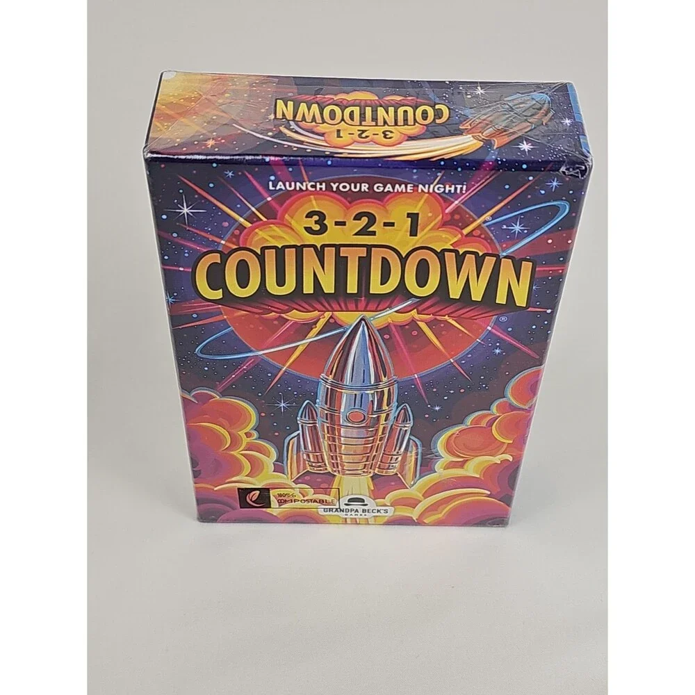 Grandpa Beck's 3-2-1 Countdown Card Game New Sealed Family Party Game